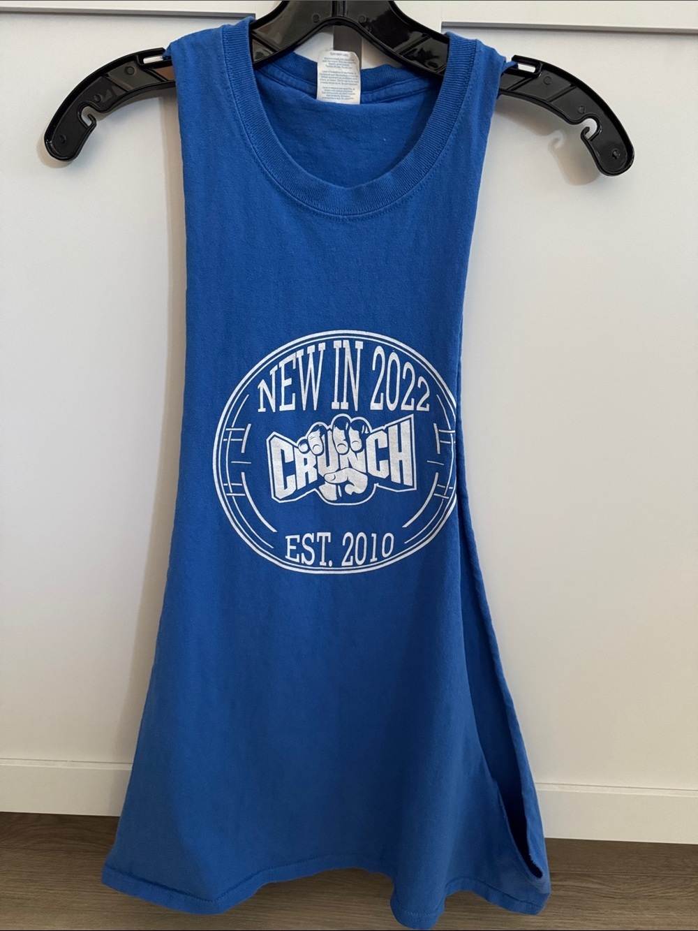 Blue Graphic Tank Top - Men's Athletic Sleeveless Shirt